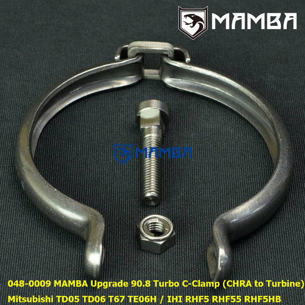Mamba Strongest Clamp 90.8 MHI TD05 TD06 IHI RHF5 RHF55 Turbocharger CHRA & Turbine