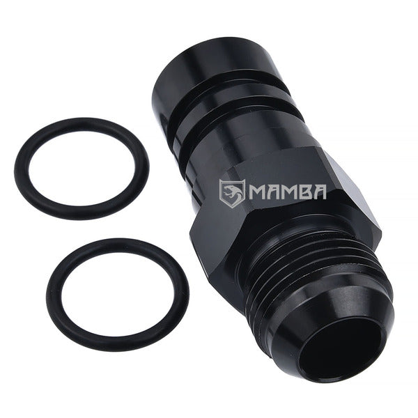 Mamba For 98~22 Cummins 5.9L/6.7L 10AN Engine Block Turbocharger Oil Drain Adapter Fitting TW