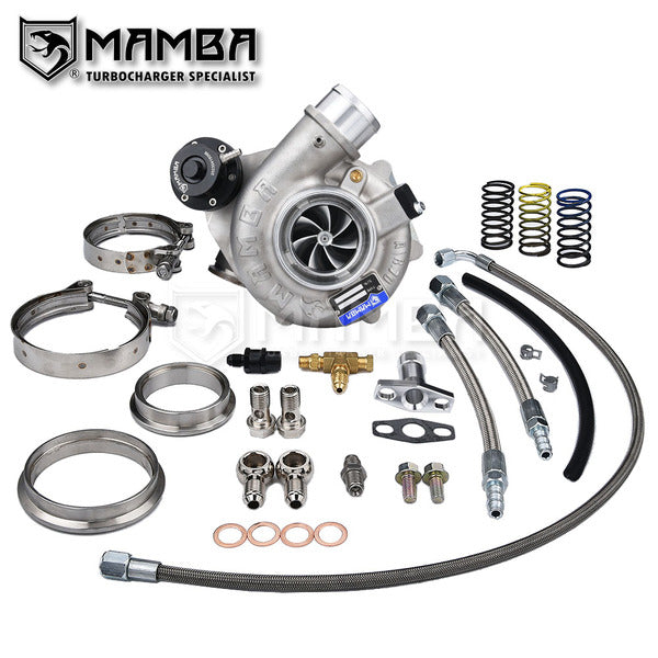 Mamba GEN II G25 D5-7 3" A/R.70 GTX2871R Ball Bearing Turbocharger .72 Dual V-Band Hsg
