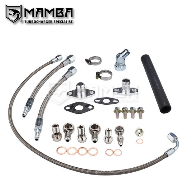 Mamba Turbocharger Oil Water Line Kit TOYOTA 1JZ-GTE 2JZ-GTE Garrett GTX3067R GTX3071R