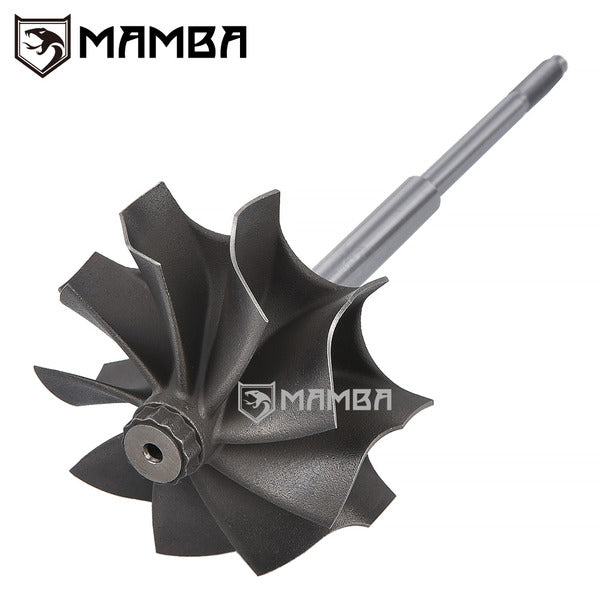 Mamba 9 Blade Turbocharger Turbine Shaft Wheel Fits BorgWarner K04 (50/57/Single P. Ring/FWD)