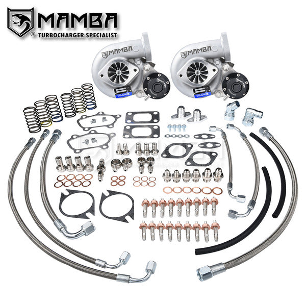 Mamba GTX Turbocharger Fits Nissan GT-R RB26DETT TD06SL2-18G Twin Turbocharger 9 Blade TW