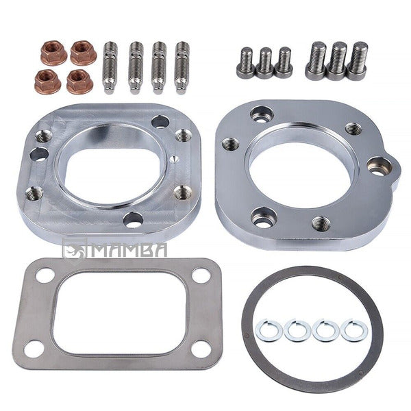 Mamba 3 Bolt NA to T3 Exhaust Turbocharger Flange Kit For TOYOTA 1HZ 4.2L Land Cruiser