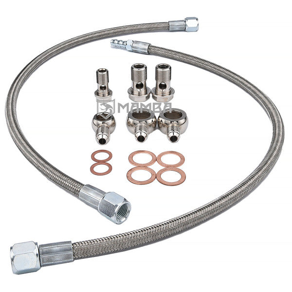 Mamba Turbocharger Water Line Kit for Nissan RB20DET SKYLINE GTIR RB25DET (18mm water hole)