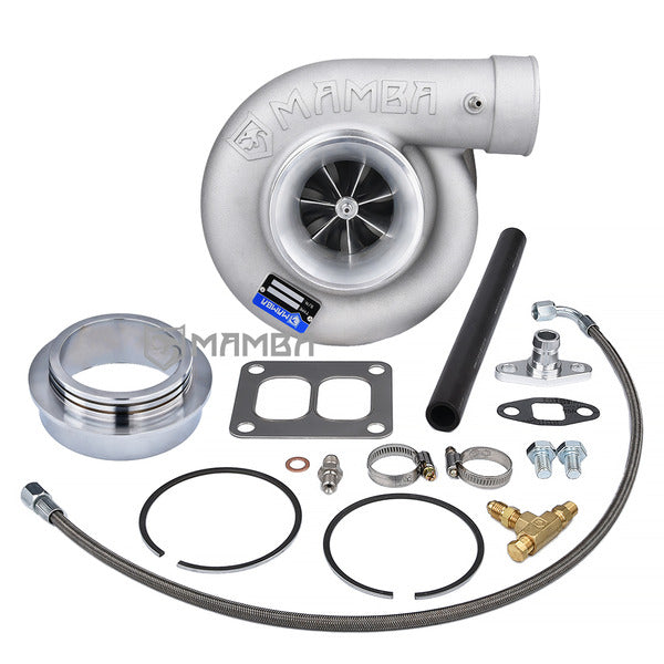 Mamba 7+7 4" T78-34D Heavy Duty Turbocharger 17cm T4 Twin Entry 850P (Vband Out)