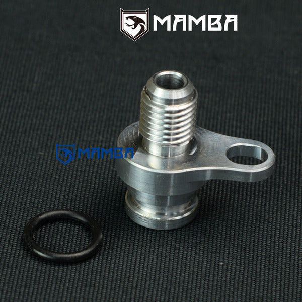 Mamba BMW N20 F10 F20 F22 F30 TD04LR6 4AN Turbocharger oil feed adapter fitting flange