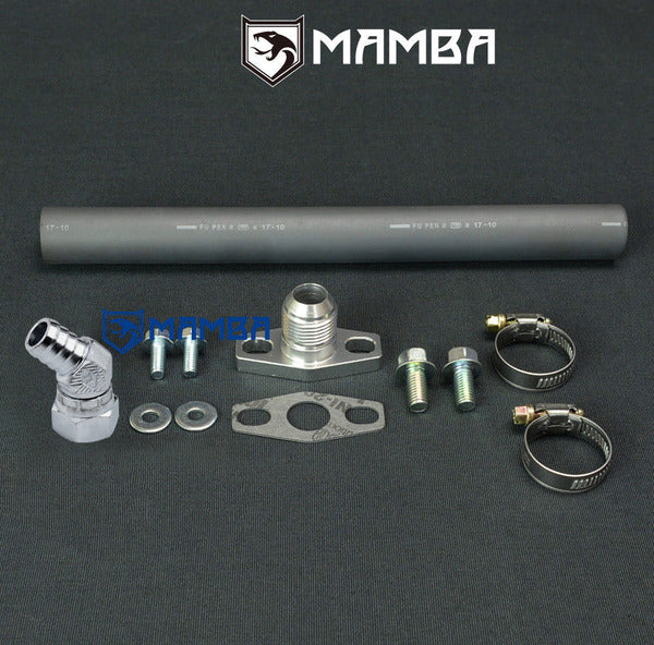 Mamba Dodge Neon SRT-4 2.4L Garrett GT3076R GT3582R Turbocharger oil return line hose