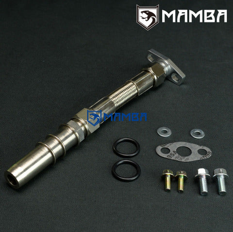 Mamba Turbo Oil Drain Return Pipe Kit SAAB 9-5 B205E B235E Garrett GT28R GT29R GT30R