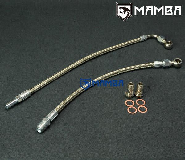 Mamba Turbocharger Water Coolant Line hose Dodge Neon SRT-4 PT CRUISER 2.4L w/ Mopar TD05HR