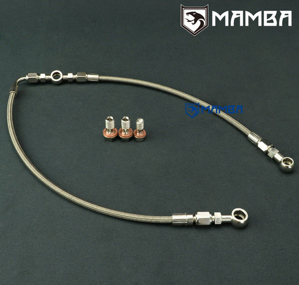 Mamba AVCS / Turbocharger Oil Feed Line For Subaru 02~06 WRX / 04~14 STI TD04L TD05H