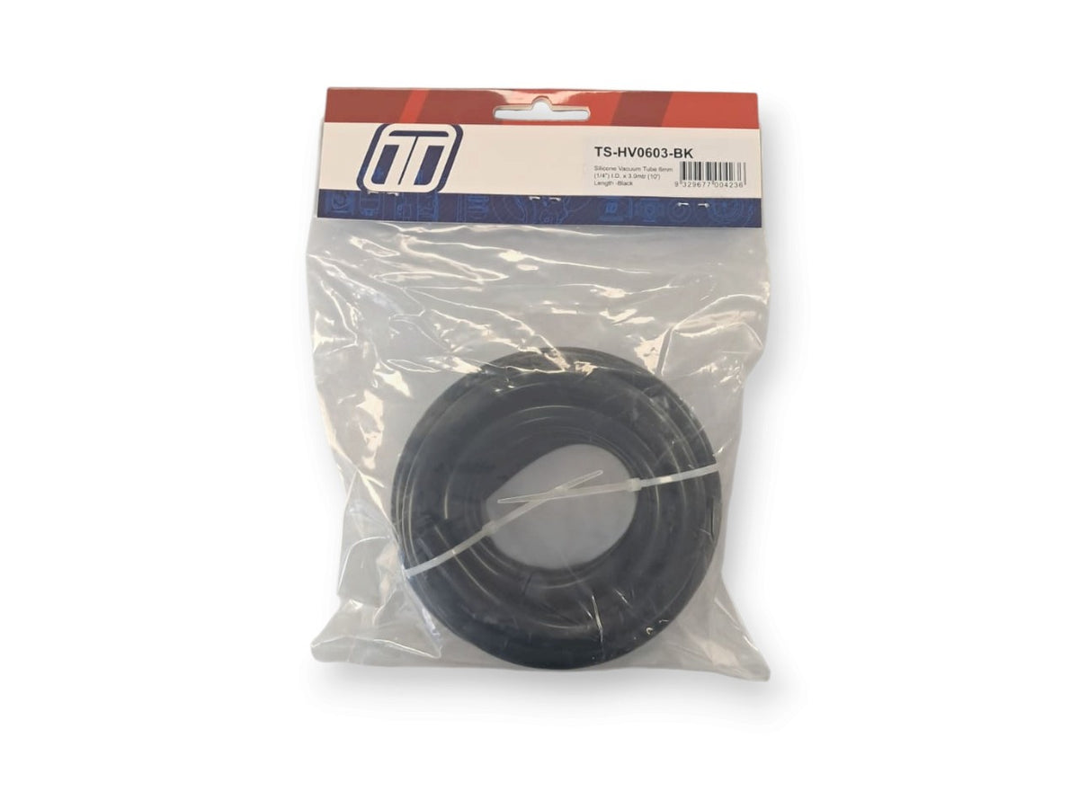 Turbosmart 6mm Vacuum Hose - Black - 3m Pack TS-HV0603-BK