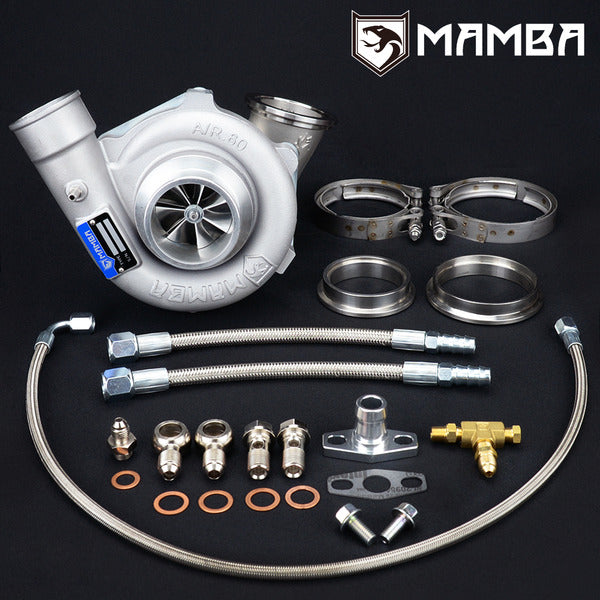 Mamba 7+7 Uni 2.25" A/R.60 GTX2867R Ball Bearing Turbocharger .61 V-Band In Out