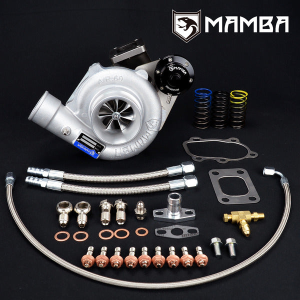 Mamba 7+7 3" A/R.60 GTX2867R NAS Ball Bearing Turbocharger .64 T25 5 bolt Hsg