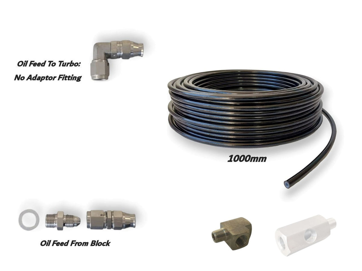 Universal Turbo Oil Feed Kit - Select Options Needed