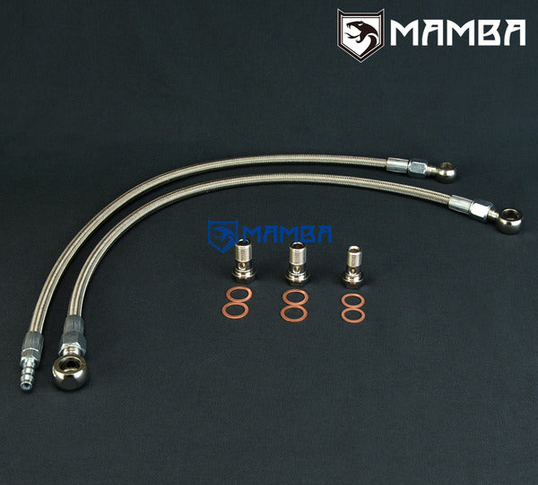 Mamba Turbocharger Water Line Kit for Nissan RB20DET SKYLINE GTIR (16mm water hole)