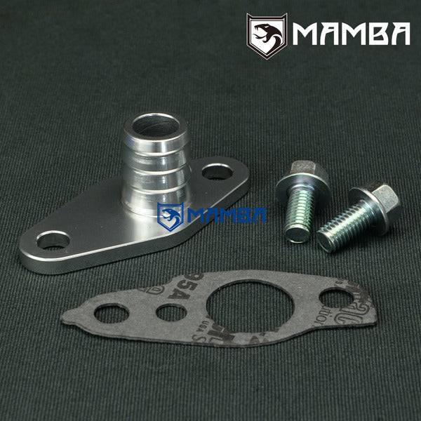 Mamba For TOYOTA 12HT HJ61 LandCruiser Turbocharger Oil Return Flange 3/4" Barb Engine side