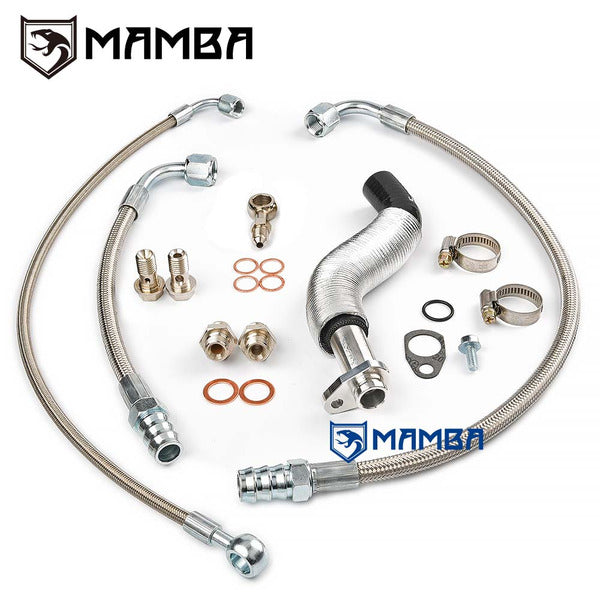 Mamba Turbocharger Oil & Water Line kit For Peugeot EP6DT 207 308 C4 1.6T K03 K04
