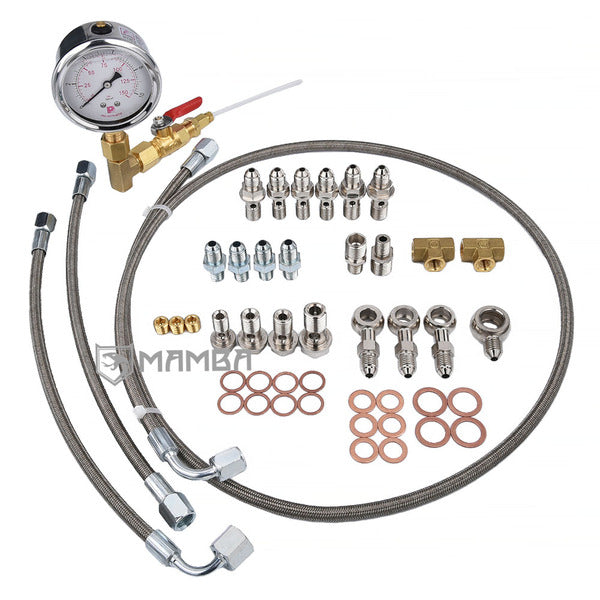 Mamba Universal Turbocharger oil feed pressure check measure test tool kit Troubleshoot