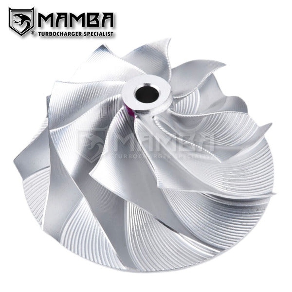 Mamba Turbocharger Billet Wheel for BorgWarner KP39 (35.5/46.0) 9+0 Point Milling Snake Curve