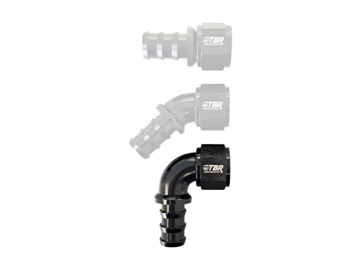 AN12 Push Lock Full Flow Fittings - TBR Performance