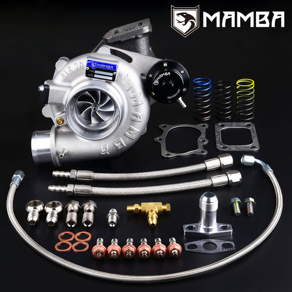 Mamba GEN II G25 8+0 3" A/R.70 GTX3071R Ball Bearing Turbocharger + .73 T3 6-Bolt IWG