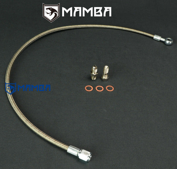 Mamba MAZDA MIATA MX-5 B6-ZE w/ Greddy TD04HL-15G Turbocharger oil feed line kit