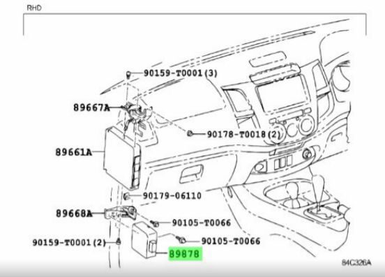 Toyota Hilux KUN26 Euro 4 Euro 5 1KD-FTV Turbo Driver Module 2006-On 89878-71060