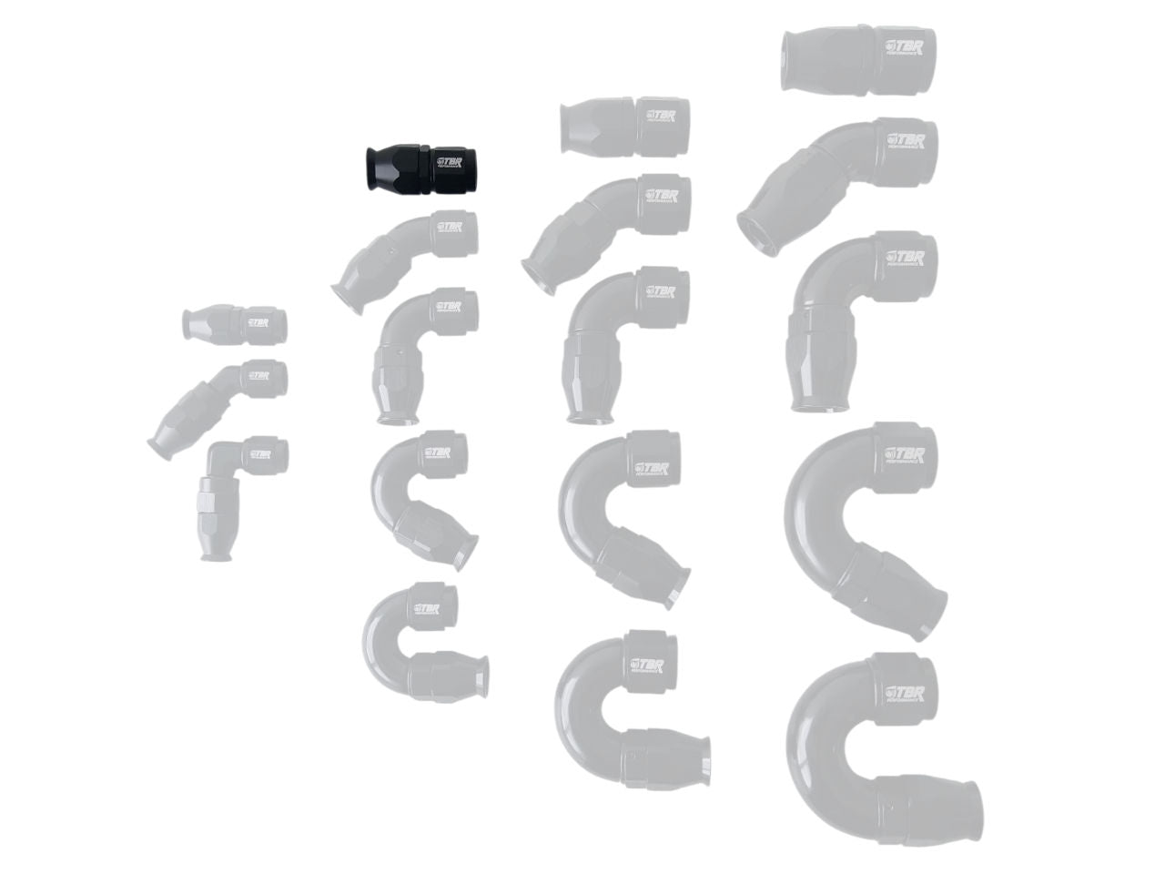 AN6 PTFE Full Flow Fitting - TBR Performance