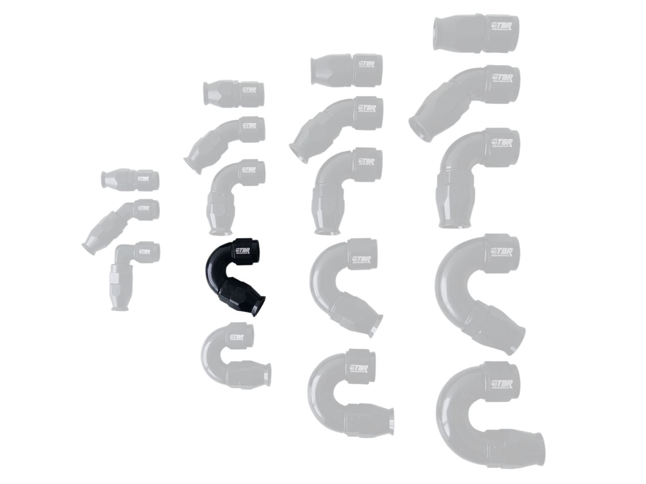AN6 PTFE Full Flow Fitting - TBR Performance