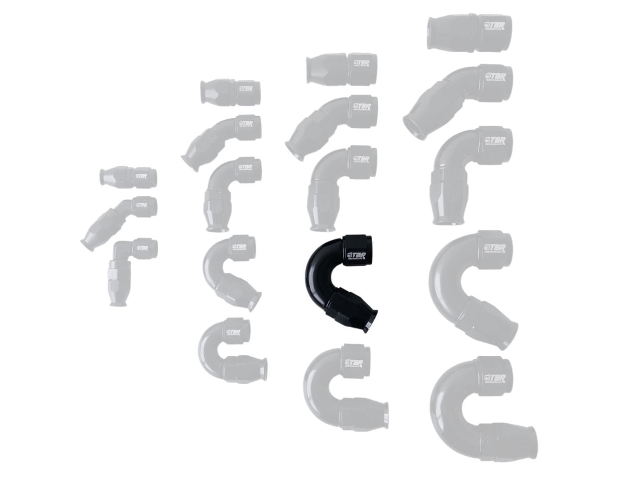 Accesorio de flujo total de PTFE AN8 - Rendimiento TBR