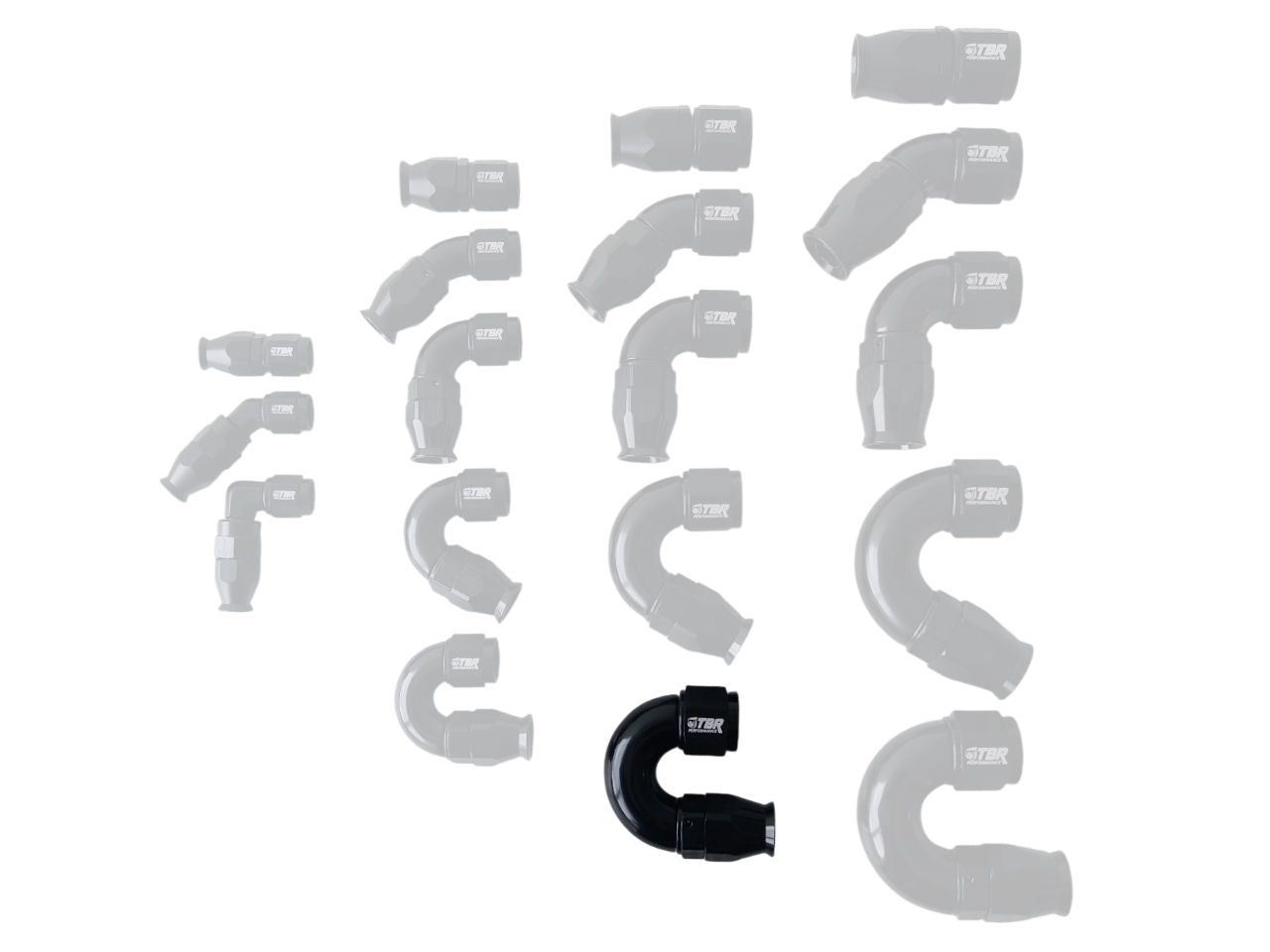 Accesorio de flujo total de PTFE AN8 - Rendimiento TBR