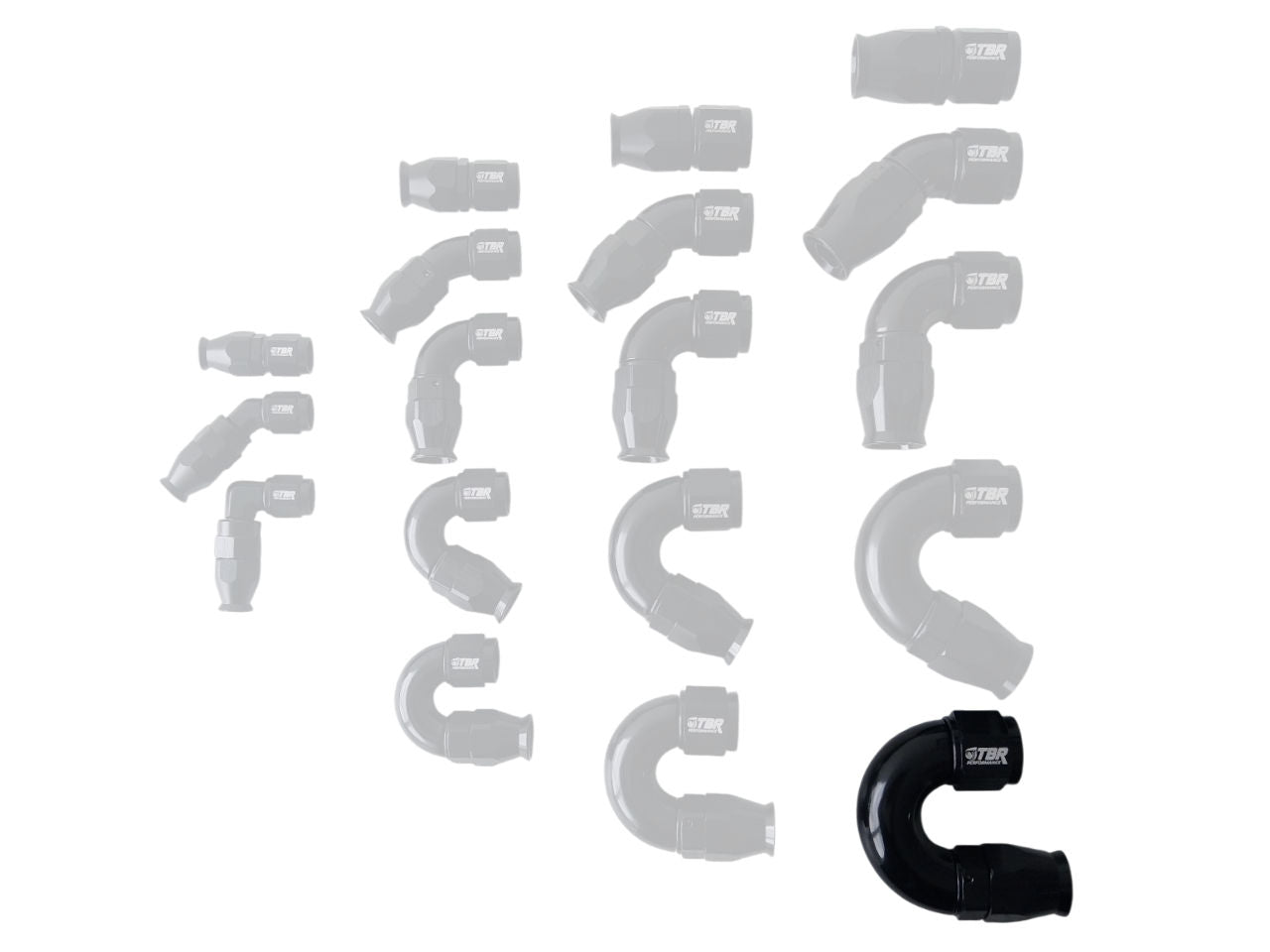 AN10 PTFE Full Flow Fitting - TBR Performance