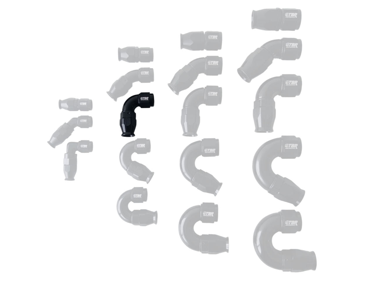 AN6 PTFE Full Flow Fitting - TBR Performance