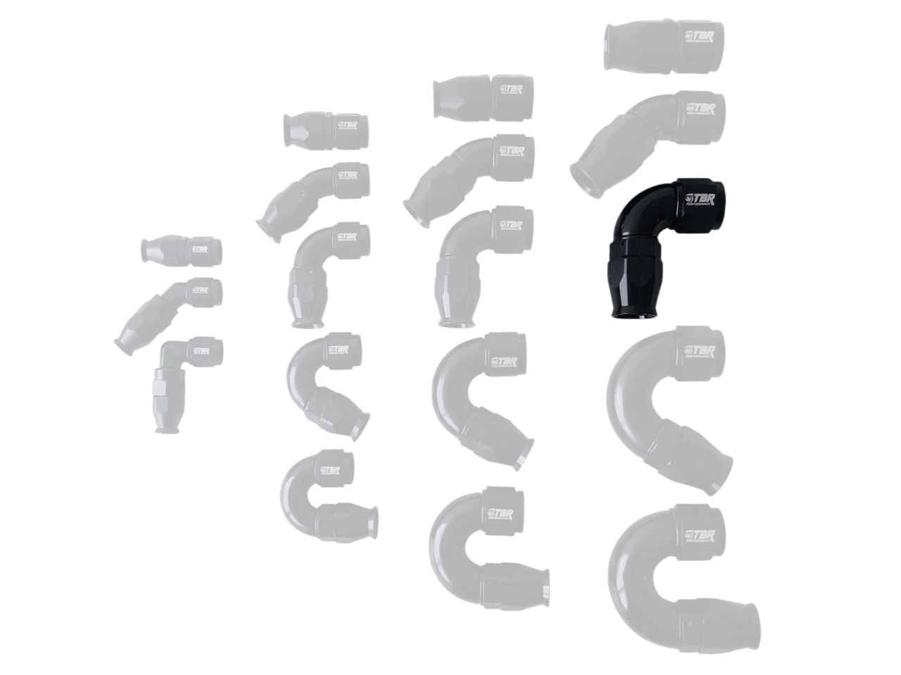 AN10 PTFE Full Flow Fitting - TBR Performance