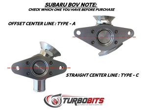 BOV Type A - Dual Port - Black - Subaru Forester XT WRX STI