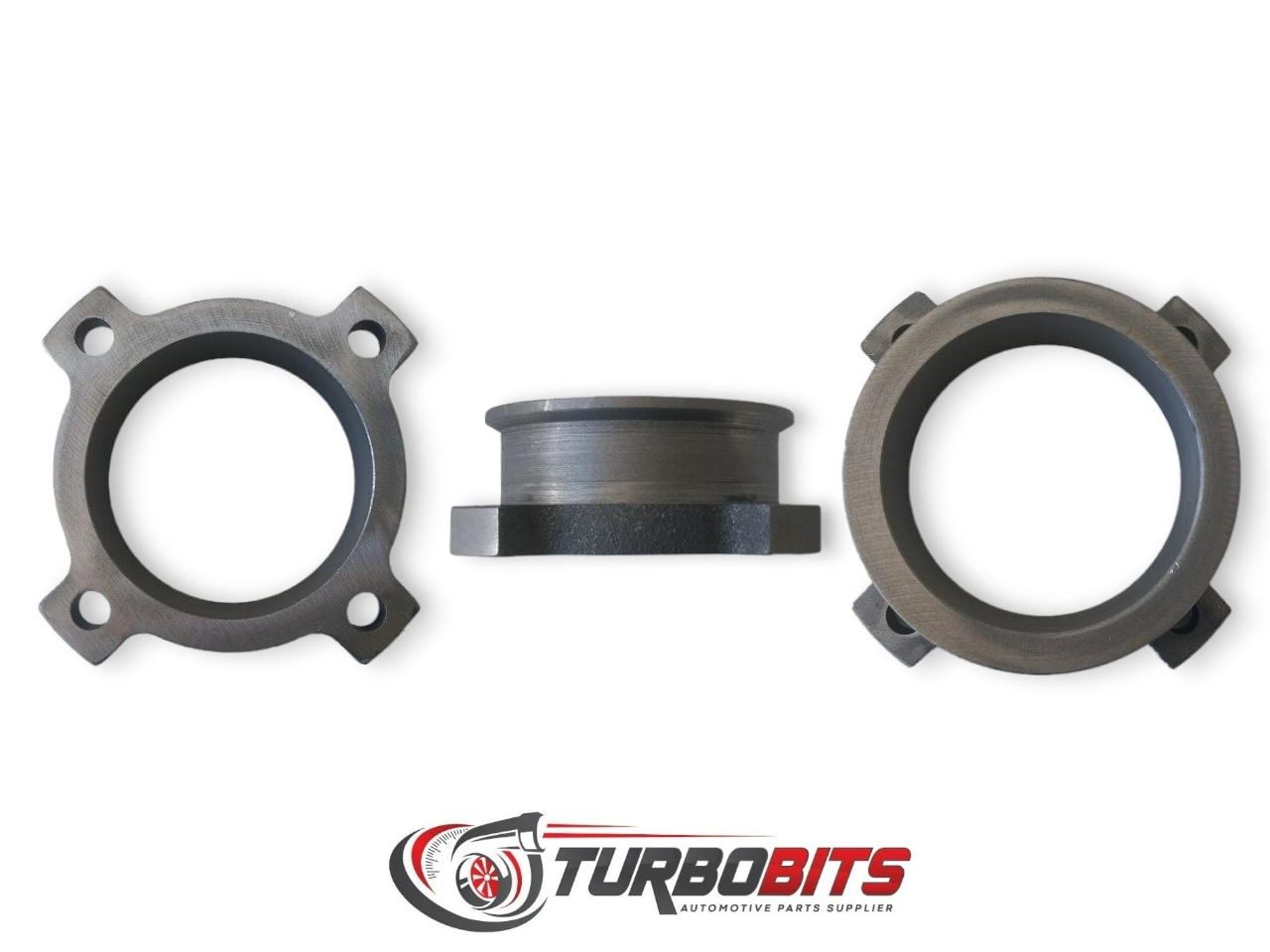 Bride à 4 boulons GT30 / GT35 vers adaptateur de tuyau de décharge en bande V