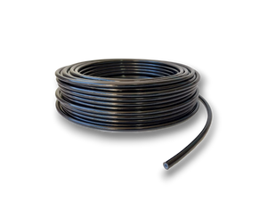 AN4 PTFE Hose Black PVC Coating - 500mm Length - TBR Performance