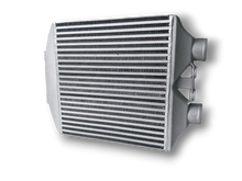 Load image into Gallery viewer, Universal intercooler 390 x 370 x 70mm 63mm Outlets same side.
