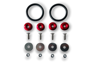 Quick Release Fasteners for front bumpers trunk / hatch lids & rear bumpers - multiple colors available