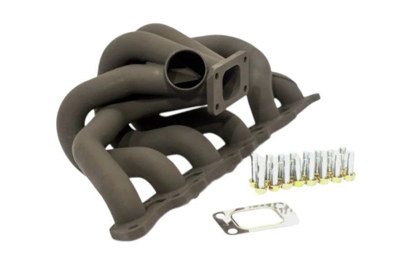 6Boost Turbo Exhaust Manifold / RB26 T3 Twin Scroll / Single Wastegate