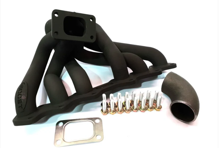 6Boost Turbo Exhaust Manifold / 2JZGTE / T3 Single Entry Single Turbo Conversion