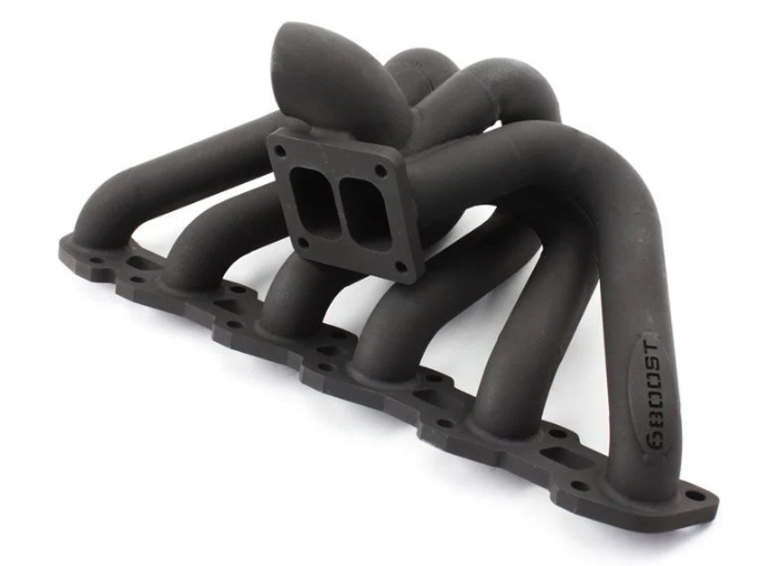 6Boost Turbo Exhaust Manifold / RB30 T4 Twin-Scroll / Single Wastegate