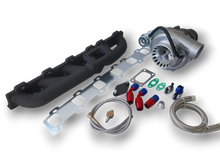 Cargar imagen en el visor de la galería, TD42 Turbo Upgrade Combo - GT30 fast spool - manifold and feed line kit
