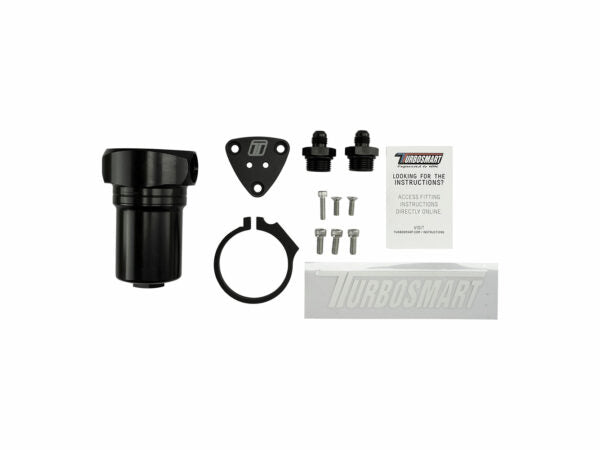 Turbosmart Fuel Filter Canister 10um -8AN Black