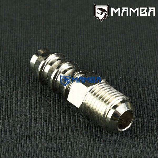 Mamba Turbocharger Steel Male Hose barb Adapter Fitting -6AN to 1/2” Barb (10.8~13.5 mm)