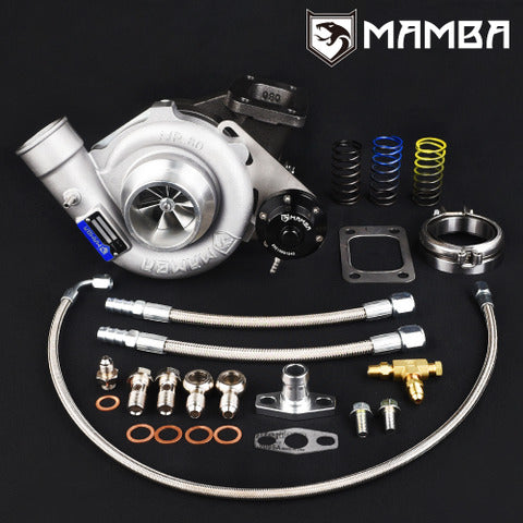 Mamba 9-7 Uni 2.25" A/R.60 GTX2863R Ball Bearing Turbocharger + .42 T3 V-Band