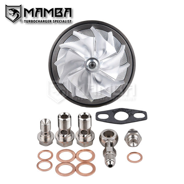 Mamba 6+6 Turbocharger Cartridge CHRA Garrett Ball Bearing GT3076R 700177-7 / 700382-12