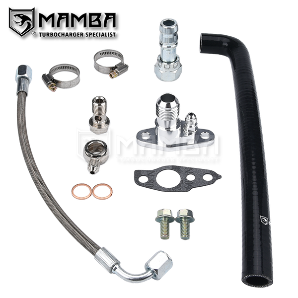 Mamba Turbocharger Oil & Water Line Kit fit for TOYOTA 4EFTE 1.3L CT9 17201-64190