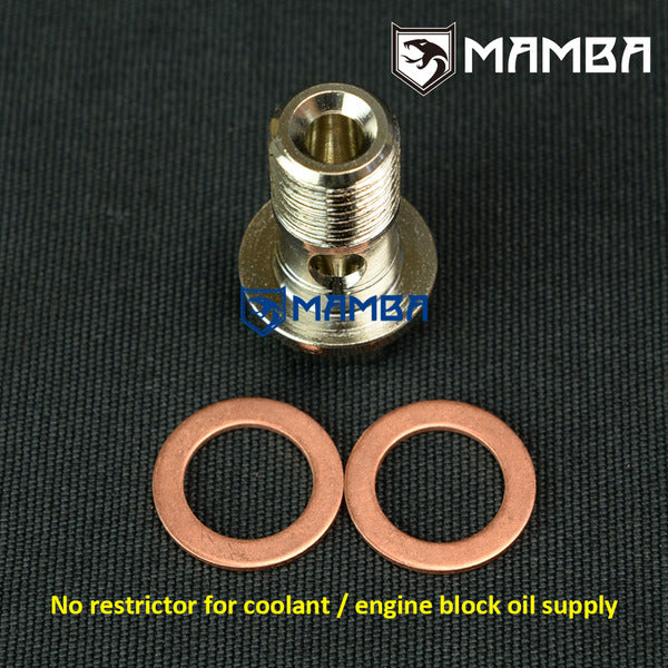 Mamba Turbocharger Oil Feed Engine Block Supply Banjo Bolt Peugeot 207 308 508 EP6T CITROEN