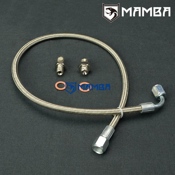 Mamba Turbocharger Oil Feed Line Kit For MAZDA MIATA MX-5 323 GTX Garrett GT25R GT28R